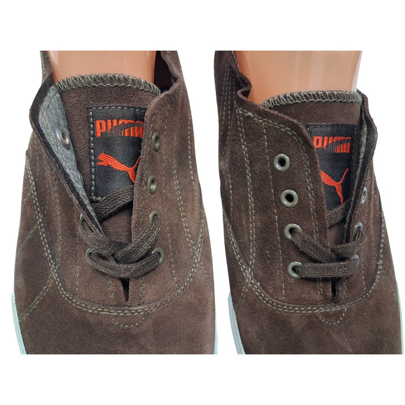 Puma Tekkies Hunger Brown Suede Casual Sneakers Mens Size 12 Shoes Vintage New main image 16